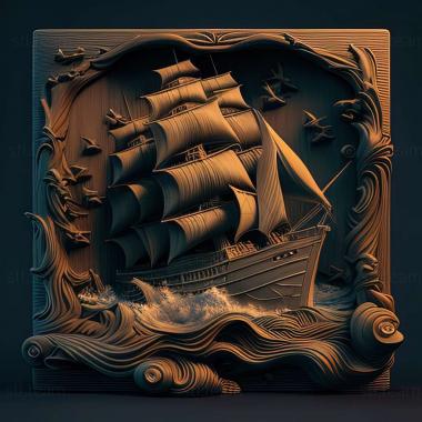 3D model Naval Action game (STL)